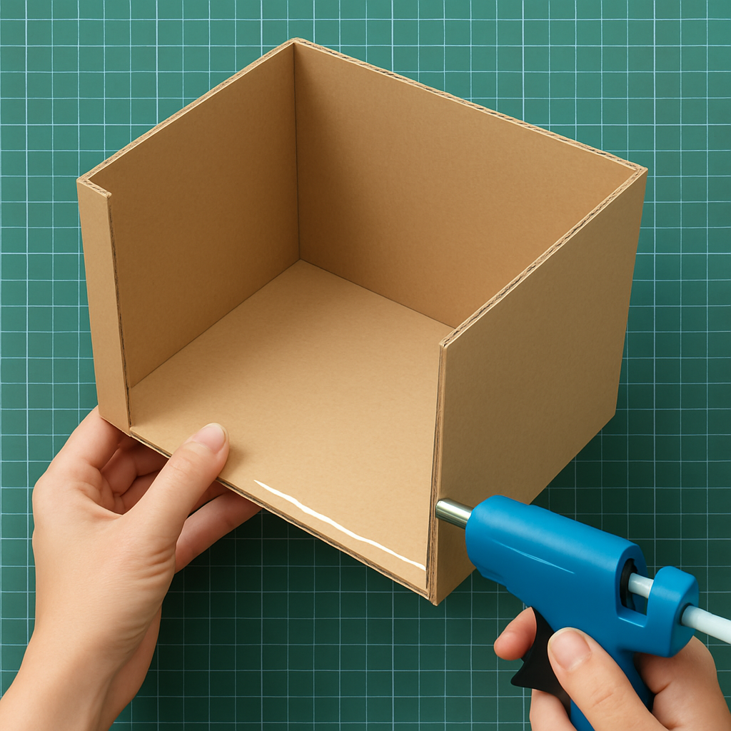 how to make a dollhouse from cardboard