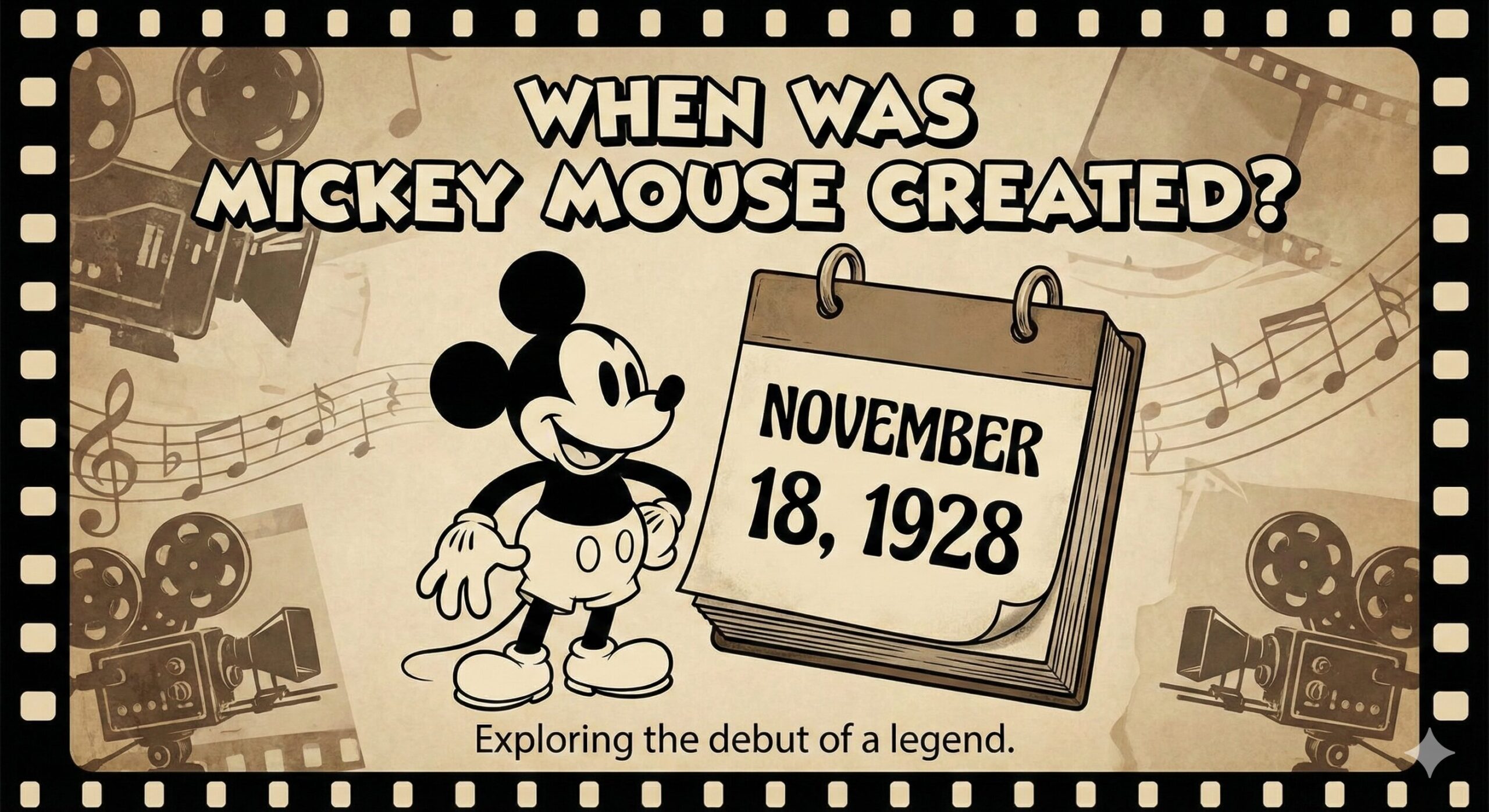 When Was Mickey Mouse Created